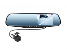 Swat VDR-4U зеркало-видеорегистратор (экран 4,3' + камера  заднего вида)